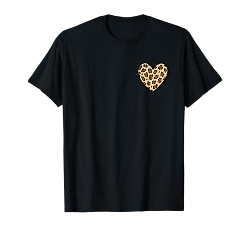 Gepard Leopard Herz Mädchen Tier Cool Design T-Shirt Gepard Leopard Herz Mädchen Tier Cool Design T-Shirt von Wildlife Animal Heart Designs
