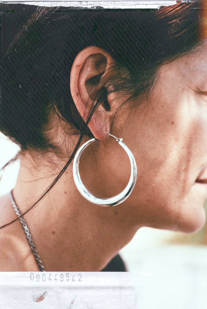 Maxi-Silberohrringe, Große Creolen, Xl-Ringe von Wildmaya