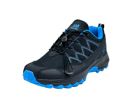 Wildora® Damen Herren Wanderschuhe atmungsaktive Trekkingschuhe (Navy-Blau,43) von Wildora