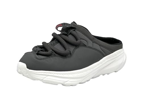 Wildora Damen Herren Clogs Bequeme Slip On Schuhe mit Rutschfester Sohle für Alltag und Reisen (Dunkelgrau-Rot,44) von Wildora