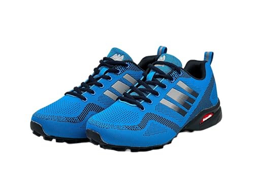 Wildora Damen Herren Wanderschuhe Bequeme Trail Running Trekkingschuhe (Königsblau-Navy,43) von Wildora