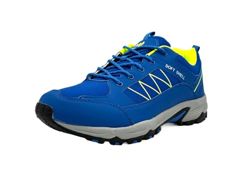 Wildora Damen Herren Wanderschuhe Softshell Trail Running Trekkingschuhe (Royal-Grün,43) von Wildora
