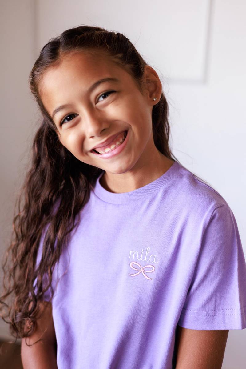 Personalisierte Kleinkind Name T-Shirt Für Kinder-Zurück in Die Schule Shirt-Custom-Embroidered Shirt-Zurück von Wildsongoods