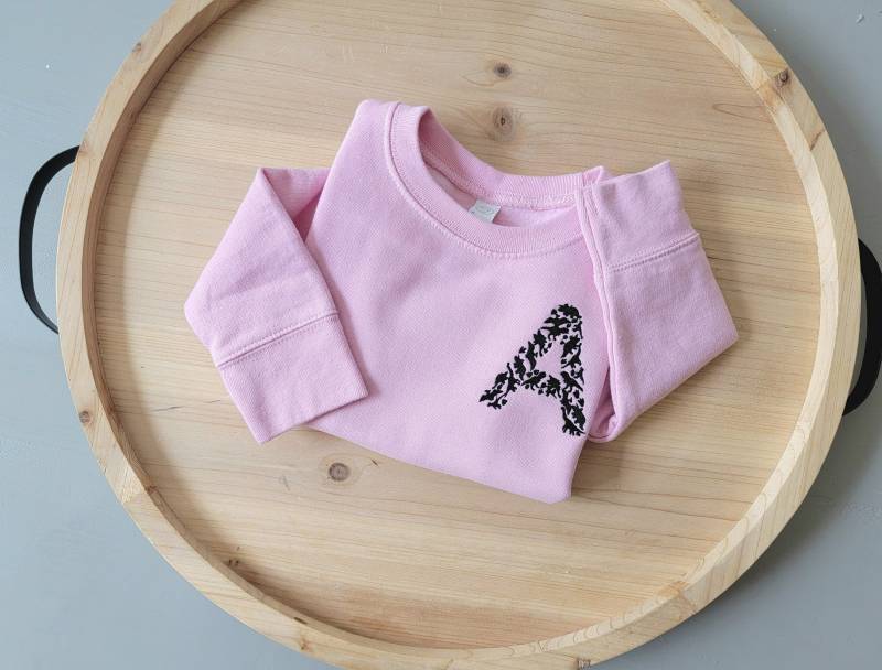 Personalisiertes Gesticktes Kleinkind-Sweatshirt-Kleinkind-Neutraler Pullover-stickerei Name-Personalisierte von Wildsongoods