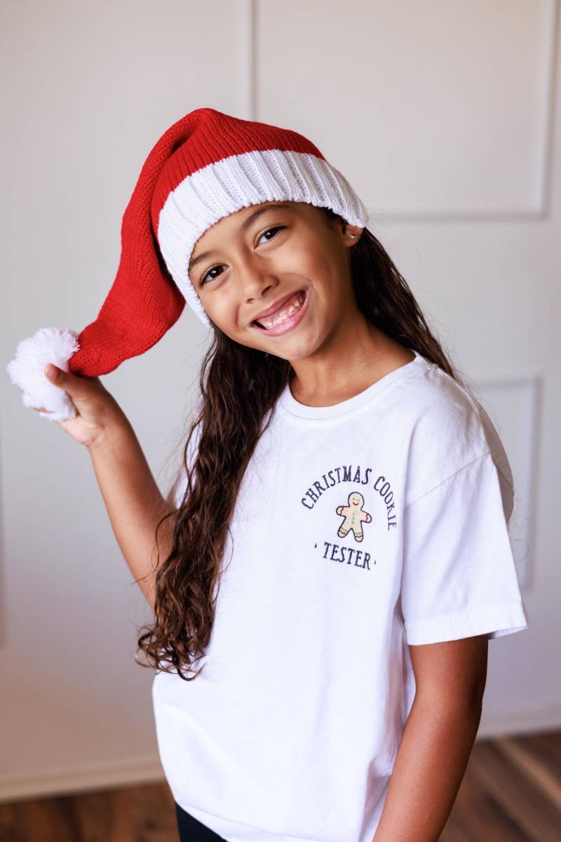 Weihnachtsplätzchen Baker Shirt-Weihnachtsplätzchen Tester-Weihnachtshemd-Unisex Komfort Farben T-Shirt-Individuell Besticktes Hemd von Wildsongoods