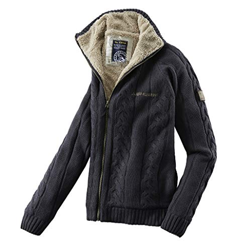 Wildwasser Berber Strickjacke mit Warmfutter, Farbe anthrazit, Gr.M von Wildwasser