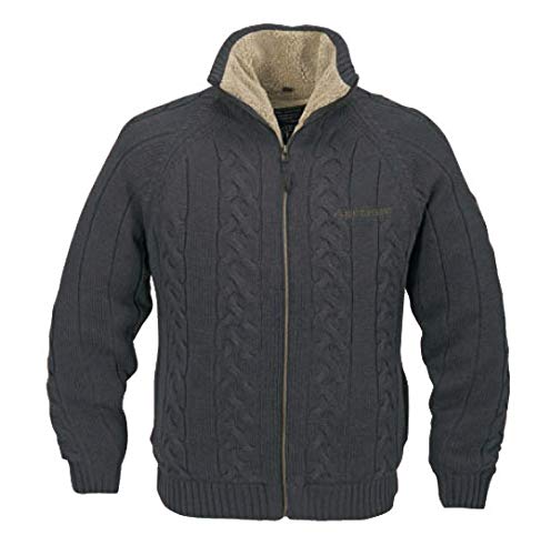 Wildwasser Berber Strickjacke mit Warmfutter, Farbe anthrazit, Gr.XL von Wildwasser