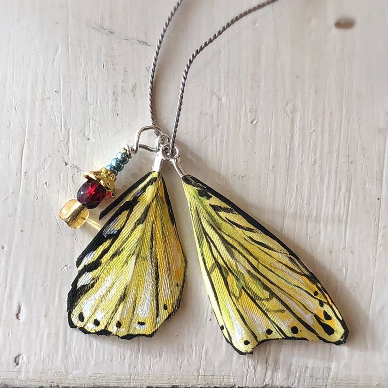 Schmetterling Flügel Halskette/Zierliche Feder Geschenke Für Sie Brautjungfer Geschenk Bemalt Etenerte Anhänger Boho Stil Schmuck Schmetterling Flügel Halskette/Zierliche Feder Geschenke Für Sie Brautjungfer Geschenk Bemalt Etenerte Anhänger Boho Stil Schmuck von WildwoodCreativity