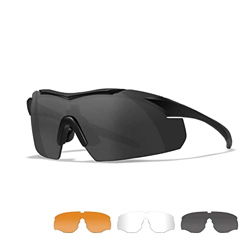 Wiley X │ WX Vapor | Sportsbrille Herren | Schutzbrille Sonnenbrille │ Taktische Militärische MTB Brille │ Laufbrille Radfahren Fahrt Wandern Outdoor Airsoft | 100% UVA/UVB-Schutz von Wiley X