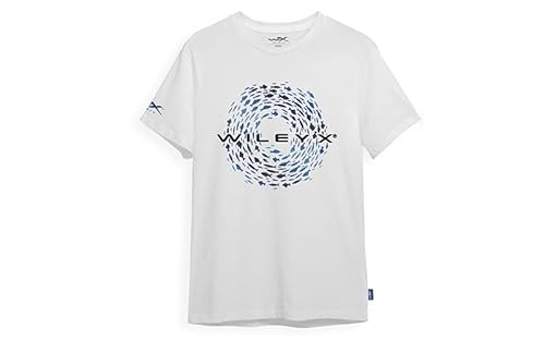 Wiley X Herren Fisch T-Shirt mit kurzen Ärmeln, Weiß, XXL von Wiley X