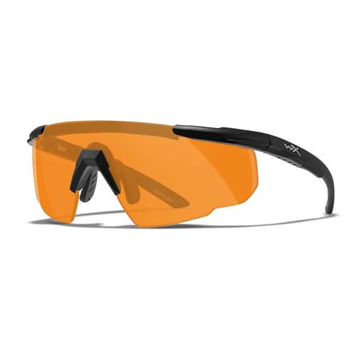 Wiley X | Saber Advanced | Schießbrille & Sportbrille Herren | Perfekt als Laufbrille Fahrradbrille & MTB Brille │ 100% UVA/UVB-Schutz von Wiley X