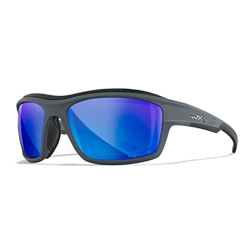 Wiley X | WX Ozone | Sonnenbrille Herren | Sonnenbrille Herren Polarisiert │ Sportbrille polarisiert | Ideal bei Outdoor-Aktivitäten | Sport Fahrradbrille Wassersport | 100% UVA/UVB-Schutz von Wiley X