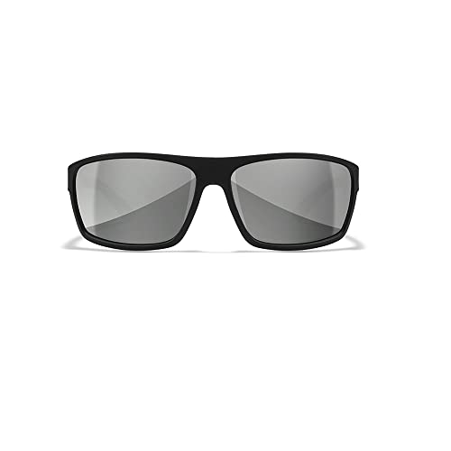 Wiley X Unisex Wx Peak Sonnenbrille, Schwarz Glänzend, S-M von Wiley X