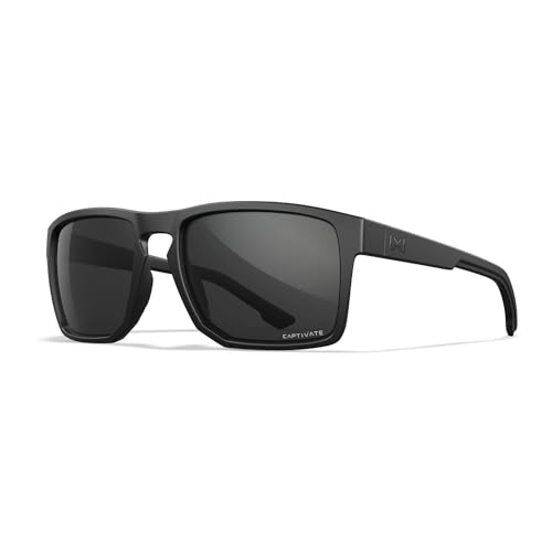 Wiley X │ WX Founder | Sonnenbrille Herren │ Ideal bei Outdoor-Aktivitäten | Sport Fahrradbrille Laufbrille Fischen Wandern │ Sportbrille │ 100% UVA/UVB-Schutz von Wiley X