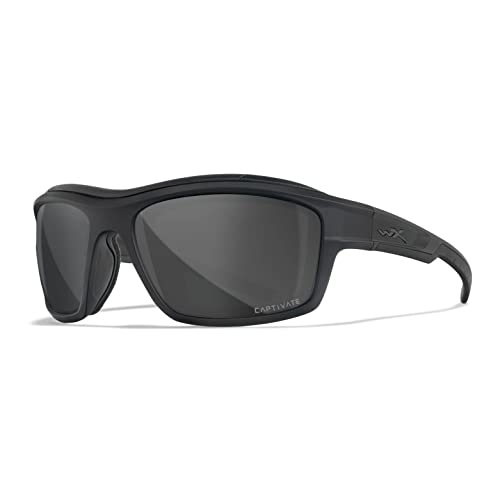 Wiley X | WX Ozone | Sonnenbrille Herren | Polarisierte Sonnenbrille Herren │ Sportbrille Polarisiert | Ideal bei Outdoor-Aktivitäten | Angeln und Farhrrad | 100% UVA/UVB-Schutz von Wiley X