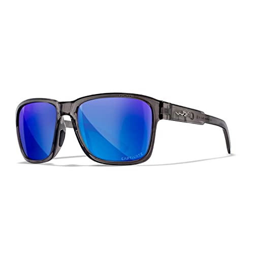 Wiley X │ WX Trek | Sonnenbrille Herren | Sonnenbrille Herren Polarisiert | 100% UVA/UVB-Schutz | Ideal bei Outdoor-Aktivitäten | Sport Angeln Fischen von Wiley X