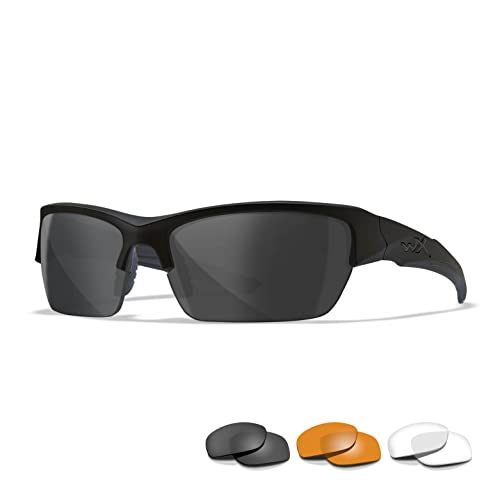 Wiley X | WX Valor | Sonnenbrille Herren | Schutzbrille Sportbrille │ Taktische Militärische MTB Brille Laufbrille zum Radfahren Fahrt Wandern Outdoor │ 100% UVA/UVB-Schutz von Wiley X