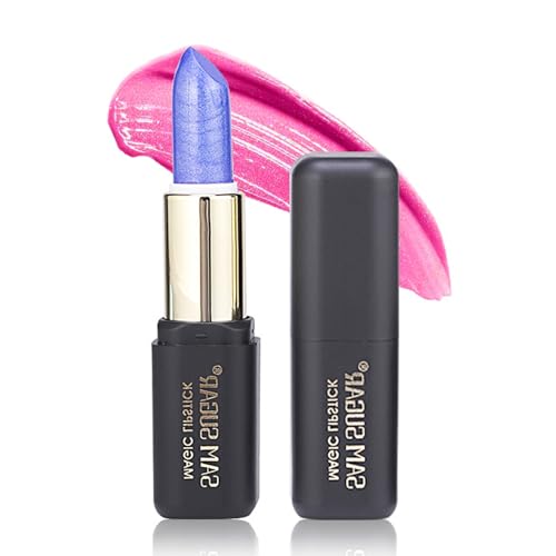 Blauer Rosen Lippenstift Temperatur Farbwechsel Feuchtigkeitsspendender Lippenbalsam Weibliches Make Up Lipgloss Lippenstifte Für Frauen Feuchtigkeitsspendender Lippenbalsam Lippenpflege von Wilgure