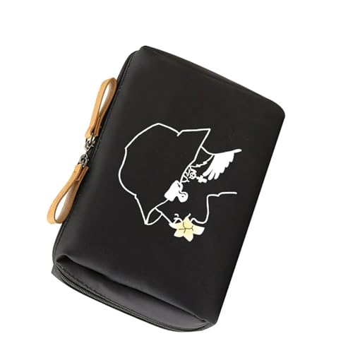 Gedruckte Make Up Beutel Ästhetische Kosmetikbeutel Tragbare Toilettenlippenstifte Reißverschlüsse Wäsche Toilettenmake Up Schöne Münze Geldbeutel Tragbare Kosmetische Gedruckte Wäsche von Wilgure