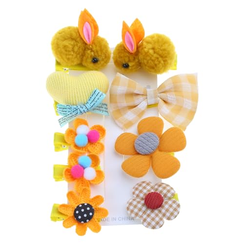 Kinder Kaninchen Haarnadeln Handgefertigte Haarklammern Schöne Kaninchenhaarklammern Süße Accessoires Bunte Haarnadeln Für Baby Für Mädchen von Wilgure