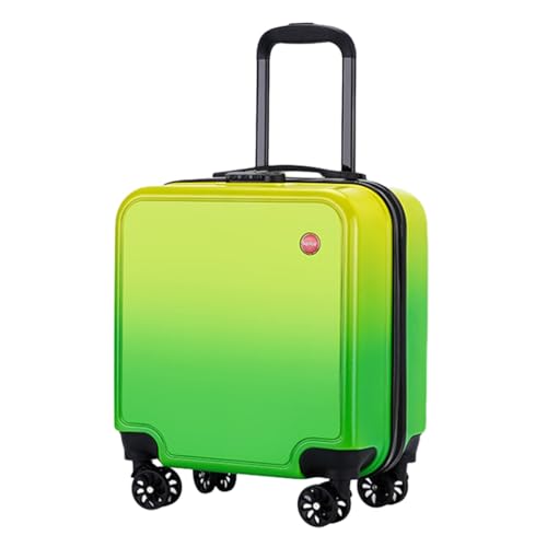 Leichtes und strapazierfähiges 45,7 cm großes Gepäck mit sicheren Reißverschlüssen, schöne Boarding-Kabine für Kinder, Grüner Farbverlauf von Wilgure