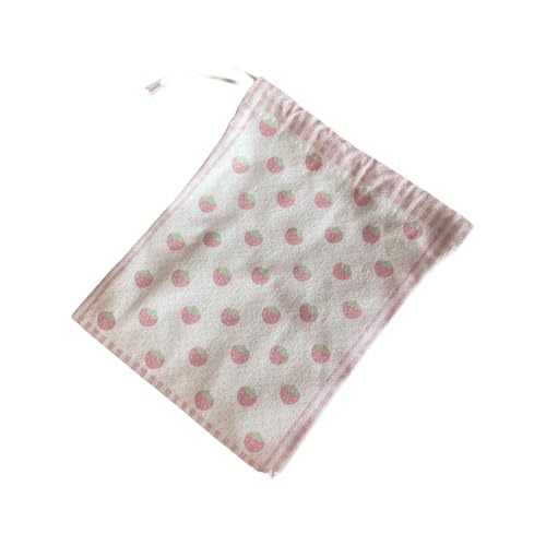 Musikaliktizen Kosmetikbeutel Reisen Aufbewahrungstasche Erdbeer Make Up Draw String Multifunktionaler Aufbewahrungstaschen Musikalikto von Wilgure