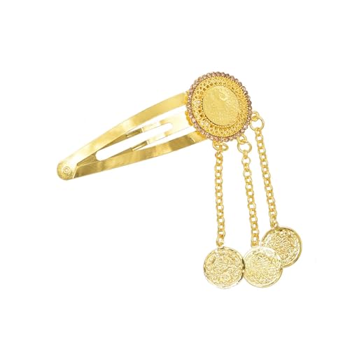 Vintage Coin Quasten Haarthaarhaarschmuck Legierung Textur Geeignet Für Frauen Die Einzigartige Stile Und Retro Charme Suchen von Wilgure
