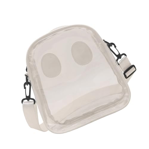 Wilgure 1. Halloween Skull Print Crossbody Bag PU Leichte Einstellbare Gurt Für Party Daily Essentials Farbblock Schädel Geldbeutel von Wilgure