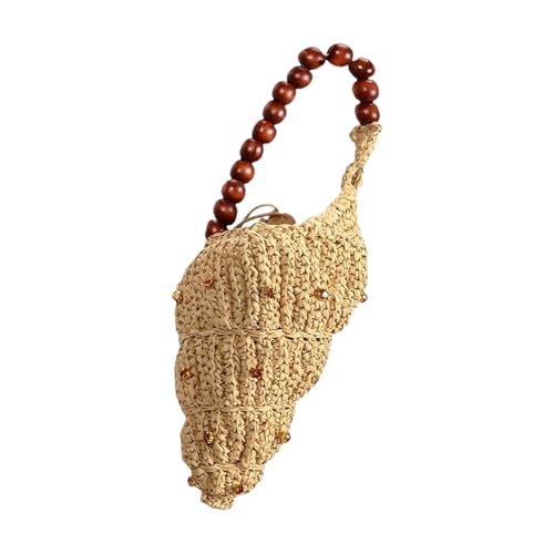 Wilgure Damen Hobos Minis Handtasche Handgewebtes Muscheln Clutches Geldbörsen Tosed Bags Coin Beutel Taschen Handtaschen Geschenke Handgewebtes Muschelbeutel von Wilgure