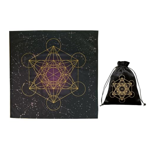 Wilgure Draw String Tarot Bag Schmuck Aufbewahrungstabletop Dekorative Tischdecke Game Card Bag Kleine Hochzeitstasche Tarot Karte Dices Tasche von Wilgure