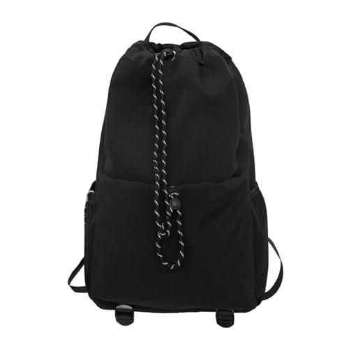Wilgure Frauen Große Kapazität Rucksack Teenager Jungen Schloss School Mann Reisen Frauen Große Rucksack Teen School Bookbags Mann Draw String Rucksäcke Für Reisen von Wilgure