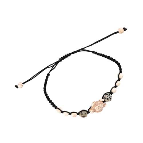 Wilgure Handgefertigtes Türkisfarbenes Schildkrötenarmband Für Frauen Und Männer Dehnbarer Elastischer Handchain Strand Accessoire Weihnachtsschmuck Geschenk Dehnes Elastisches Armband von Wilgure