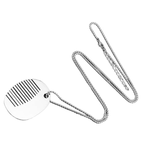 Wilgure Kamm Anhänger Halskette Einstellbare Länge Halskette Edelstahl Textur Nackenschmuck Geeignet Für Verschiedene Anlässe Halsschmuck Geeignet Wilgure Kamm Anhänger Halskette Einstellbare Länge Halskette Edelstahl Textur Nackenschmuck Geeignet Für Verschiedene Anlässe Halsschmuck Geeignet von Wilgure