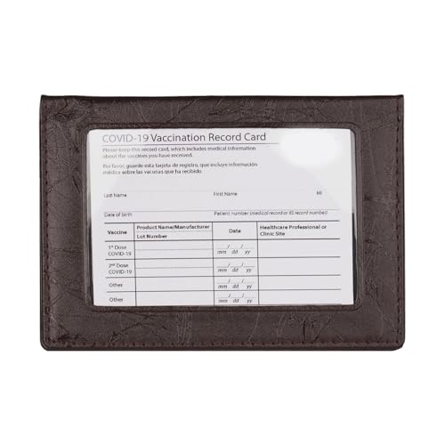Wilgure Passpasshalter Mit Transparentem Fenster Und Mehreren Kartensteckplätzen Praktische wasserdichte PVC Reiseveranstalter Multi Funktionaler PVC Reisebrieftasche von Wilgure