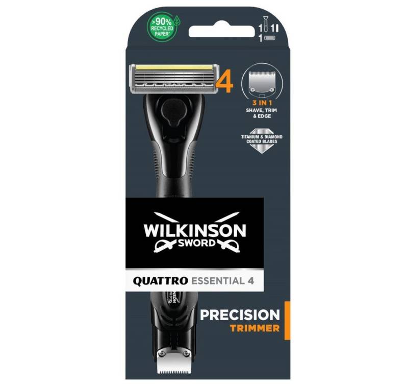 Wilkinson Körperrasierer Shaver for men Quattro Essential Precision Trimmer von Wilkinson