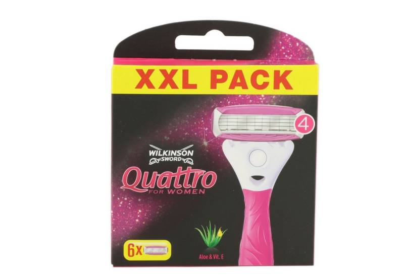 Wilkinson Nassrasierer Sword Quattro for Women 6 x Rasierklingen von Wilkinson