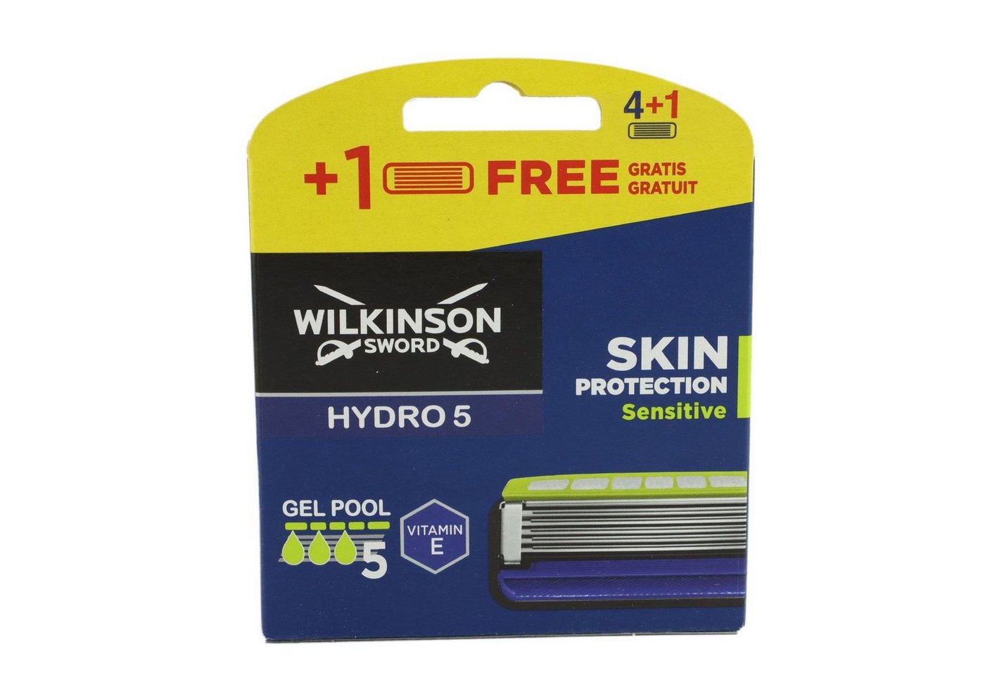 Wilkinson Rasierklingen Hydro 5 Skin Protection Sensitive 4+1 Rasierklingen für Männer 5 Stück von Wilkinson