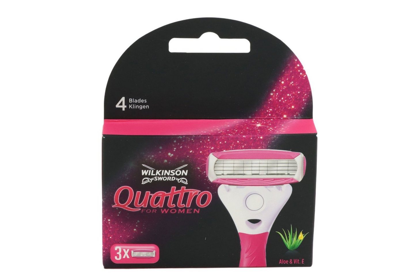 Wilkinson Rasierklingen Quattro For Women Rasierklingen Ersatzklingen 3 Stück von Wilkinson