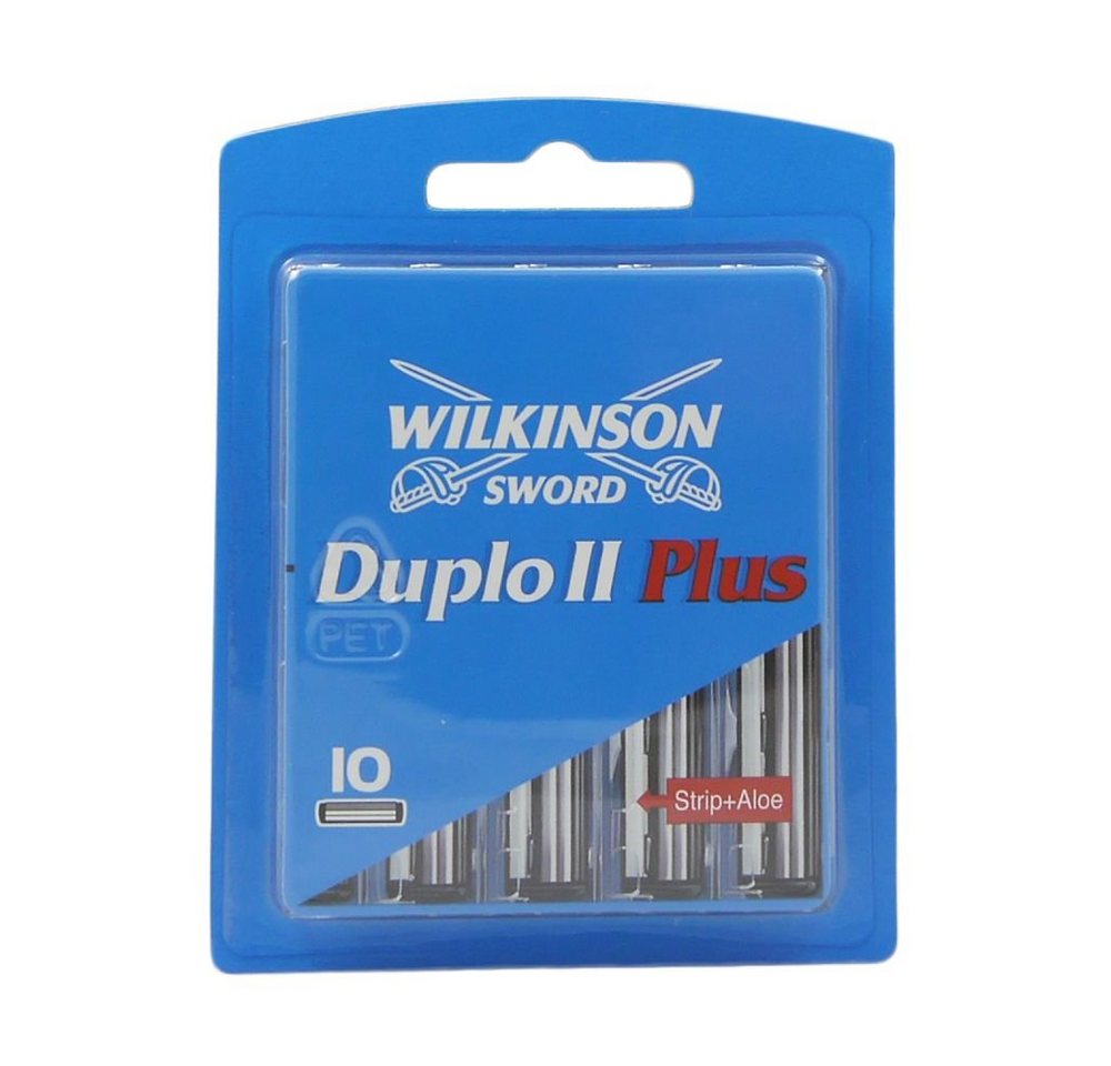 Wilkinson Rasierklingen Sword Duplo II Plus 10 Rasierklingen mit Aloe Vera 10 Stück von Wilkinson