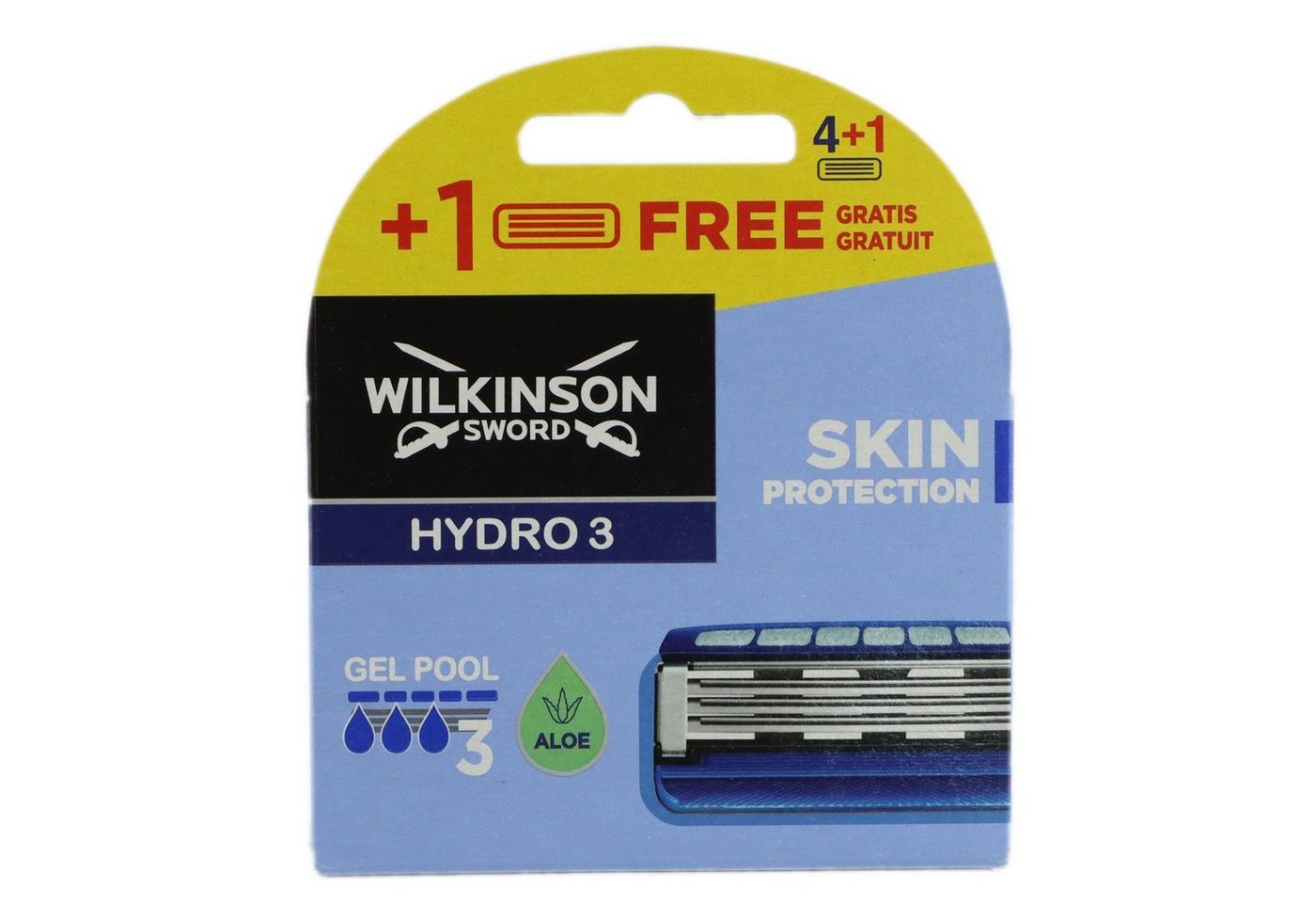 Wilkinson Rasierklingen Sword Hydro 3 Skin Protection 4 + 1 Rasierklingen 5 Stück von Wilkinson