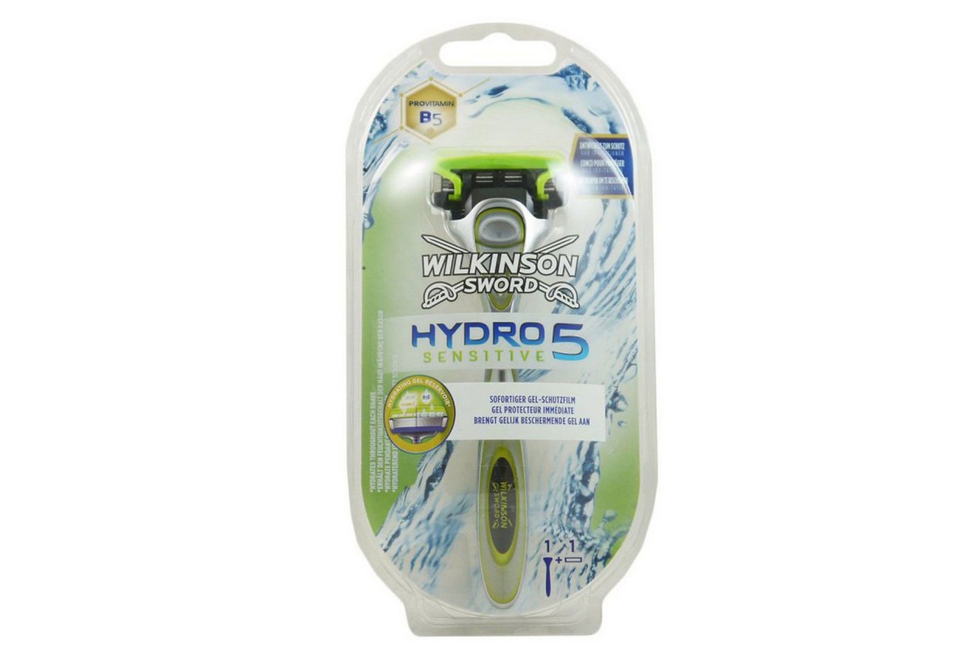 Wilkinson Rasierklingen Sword Hydro 5 Skin Protection Regular 1 Rasierer + Klinge von Wilkinson