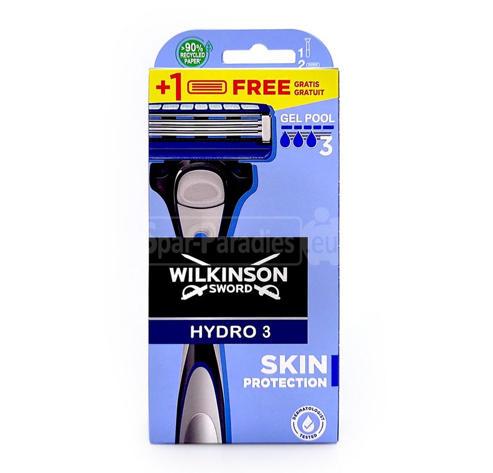 Wilkinson Rasierklingen Wilkinson Hydro 3 Skin Protection Rasierer + 1 Ersatzklinge von Wilkinson