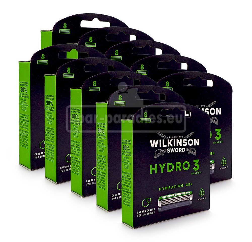 Wilkinson Rasierklingen Wilkinson Hydro 3 Skin Protection Rasierklingen, 8er Pack x 10 von Wilkinson