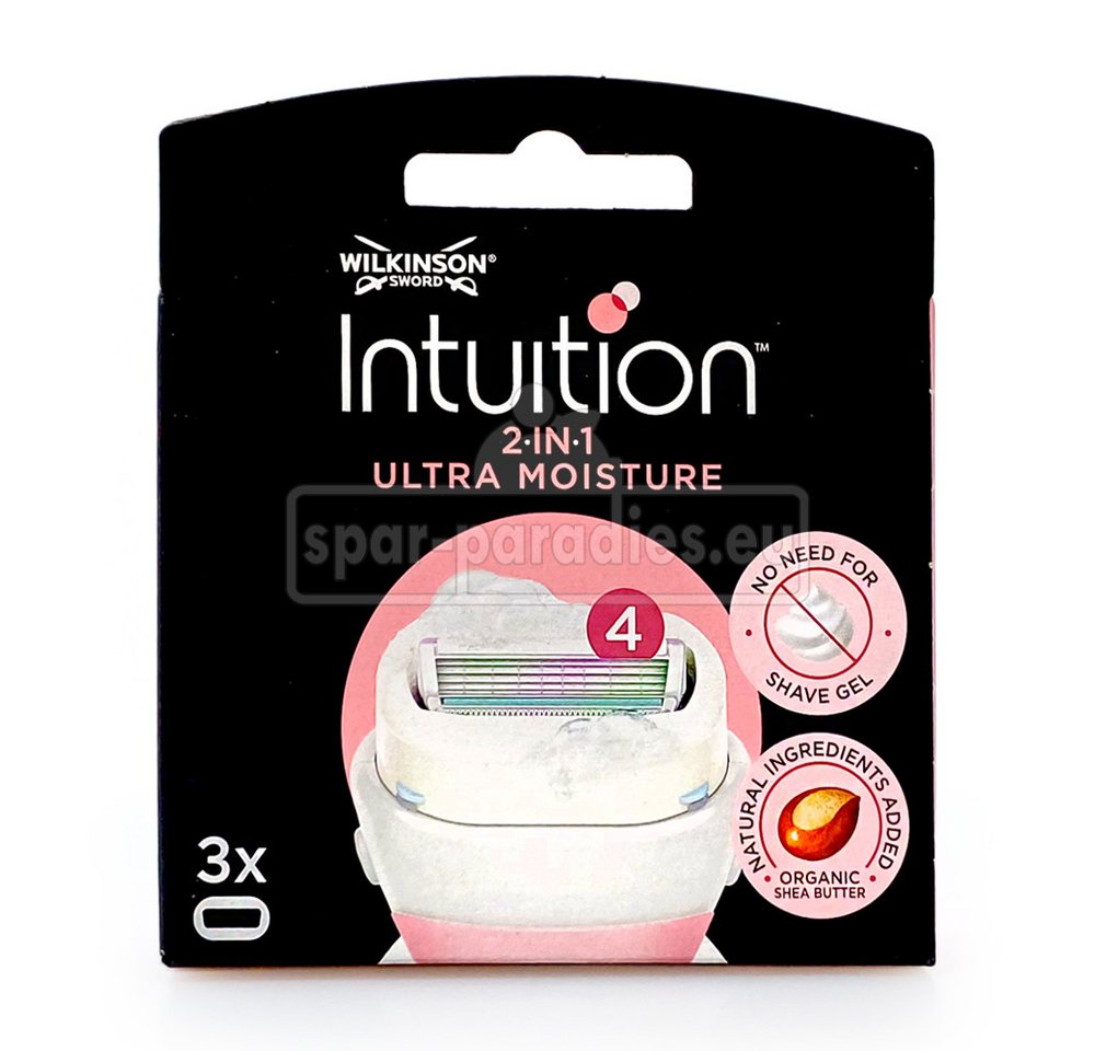 Wilkinson Rasierklingen Wilkinson Intuition 2-in-1 Ultra Moisture Rasierklingen, 3er Pack von Wilkinson