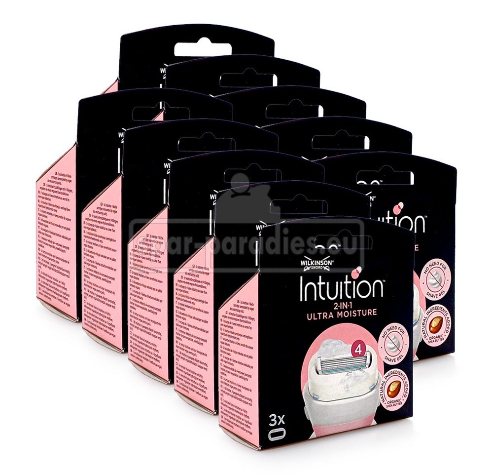 Wilkinson Rasierklingen Wilkinson Intuition 2-in-1 Ultra Moisture Rasierklingen, 3er Pack x 10 von Wilkinson