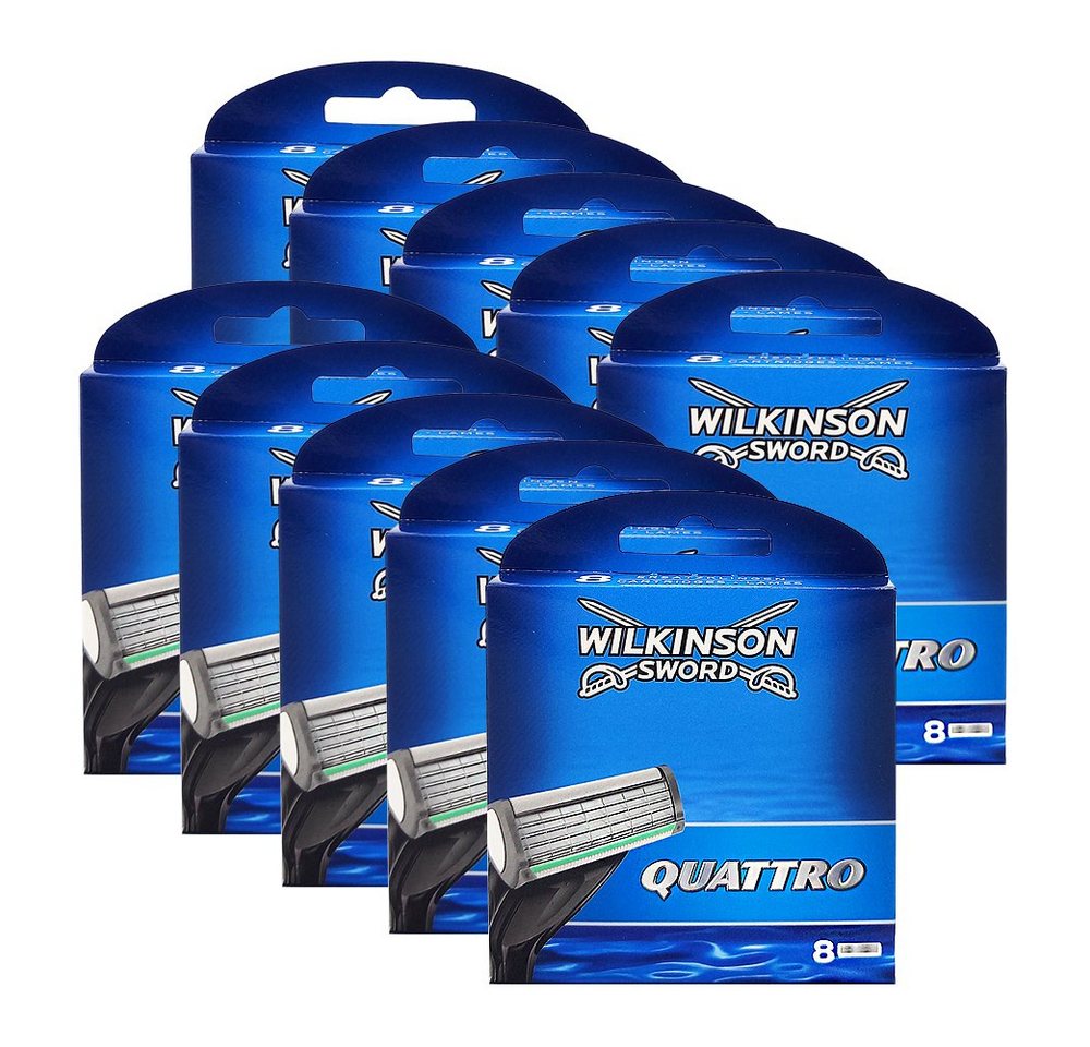 Wilkinson Rasierklingen Wilkinson Quattro Rasierklingen, 8er Pack x 10 von Wilkinson