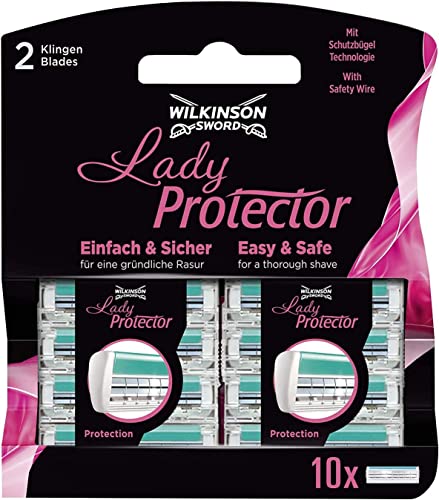 Wilkinson Sword Lady Protector Rasierklingen Klingen, für Damen Rasierer 100 Stück (10 x 10 Stück) von Wilkinson Sword