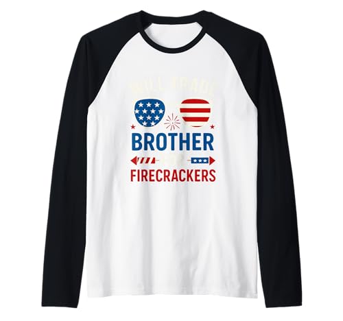 Will Trade Brother for Firecracker USA 4th of Juli Boys Girl Raglan Will Trade Brother for Firecracker USA 4th of Juli Boys Girl Raglan von Will Trade Brother for Firecracker 4th of july tee