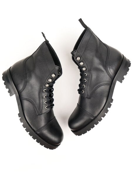 Will's Vegan Shop Arbeitsstiefel Schwarz Damen von Will's Vegan Shop