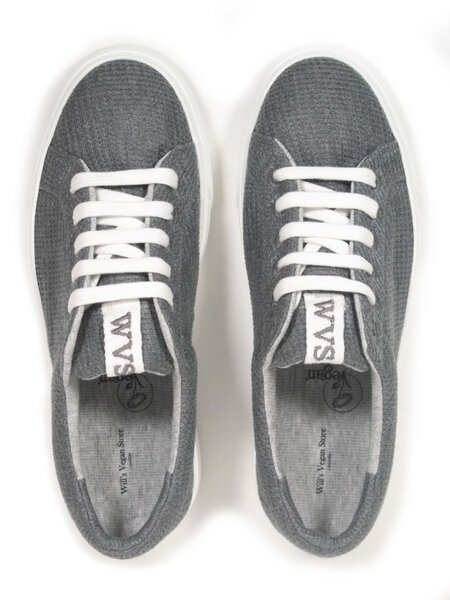 Will's Vegan Shop Biologisch abbaubare LDN Sneakers Schwarz Knit Männer von Will's Vegan Shop